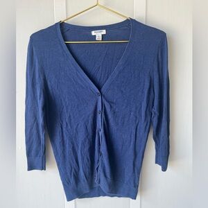 Old Navy Women's Blue Cardigan Size Medium